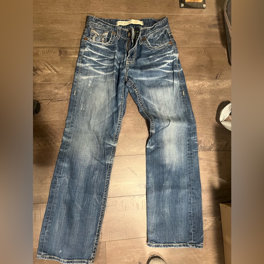 Big Star Men's Bootcut Jeans - Blue